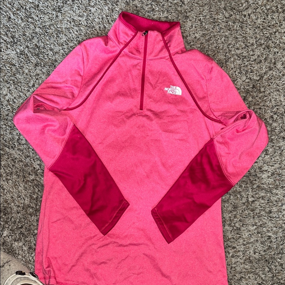The North Face Fuchsia and Magenta Pullover